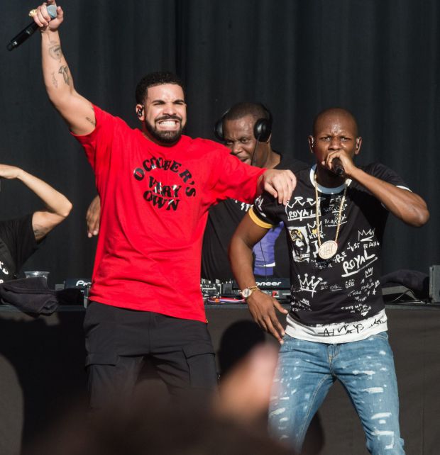 Giggs Brings Out Drake at Reading Festival