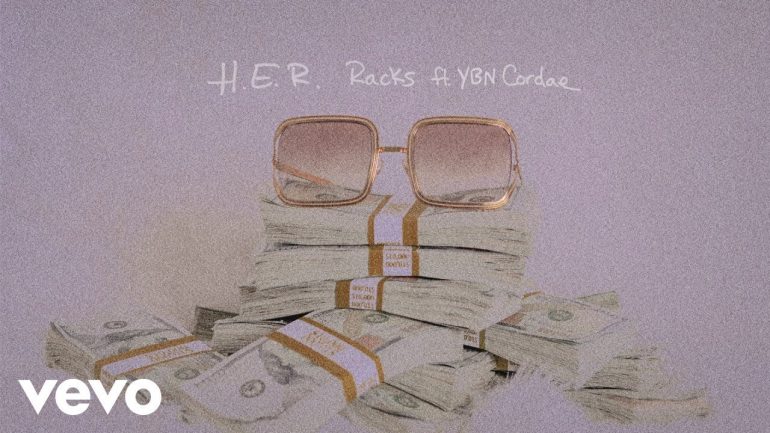 H.E.R. performed at the 2019 BET Awards last weekend, joined by guest YBN Cordae for “Lord Is Coming.” Two days after that moment, the Grammy Award-winning songstress and rising rapper release the song “Racks.” The collaboration fro H.E.R. and YBN is produced by Jeff “Gitty” Gitelman, Flippa and Jaron Bozeman. A unique way to touch on the almighty dollar, hear the track below. H.E.R.’s inaugural ‘Lights On’ Festival takes place Sept. 14 at the Concord Pavilion in Concord, CA, featuring performances by Jhené Aiko, Daniel Caesar, Summer Walker, Ari Lennox, Marc E. Bassy, Melii, and more. New Music: H.E.R. Feat. YBN Cordae – “Racks”